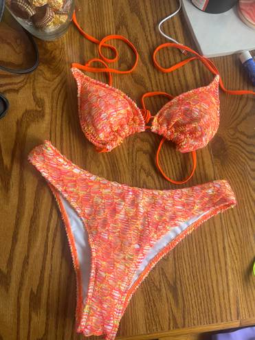 SheIn Swimsuits Orange Size M