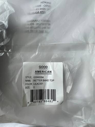 Good American NWT  Swim Bandeau Top