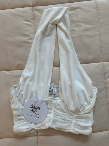 Princess Polly White Twist Top