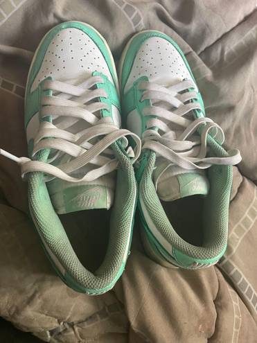 Nike Teal/Mint Green  Low Dunks