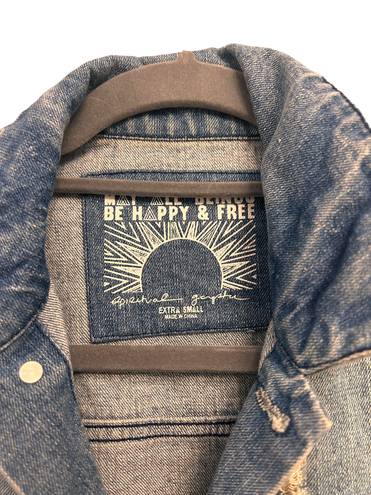 Spiritual Gangster Jacket XS Denim Jacket  “I am the Light”