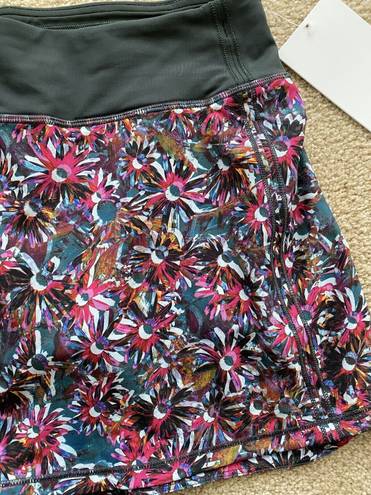 Lululemon NWT  Pace Rival Skirt Skort 4 Long Floral