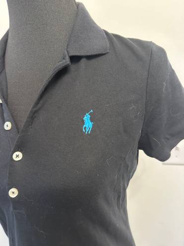 Ralph Lauren Polo  Polo Shirt Dress Black NWOT