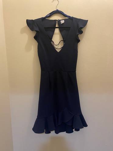 Angel Biba Navy blue Cocktail Dress