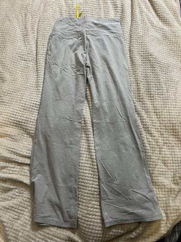 New York & Co. SM Comfort Grey Yellow Band Yoga Pants