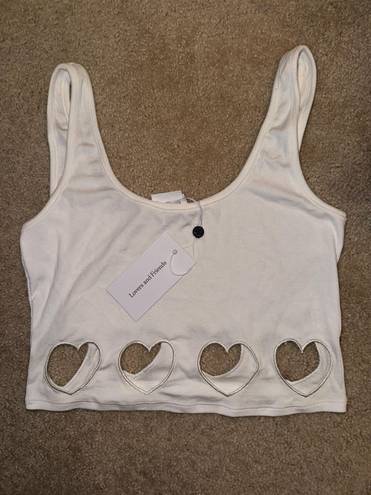 Lovers + Friends NWT  Heart Tank 