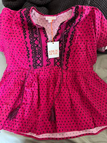 Knox Rose Pink Blouse