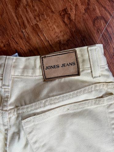 Jones New York Yellow Straight Leg Jeans