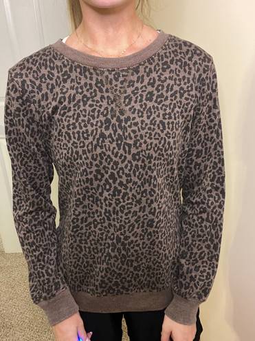 Wall Flower Brown Cheetah Shirt