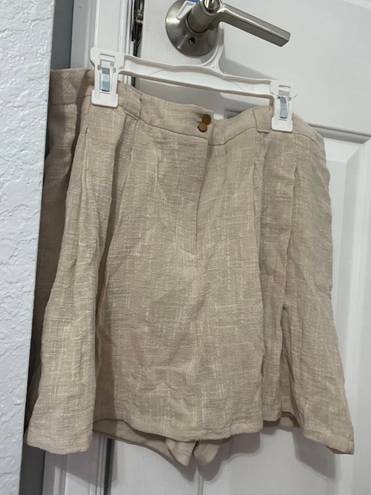 Marshalls Linen Top And Shorts Set