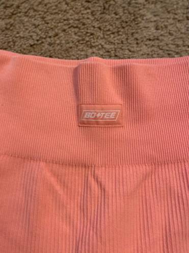 Bo and Tee  Peach/Light Pink leggings