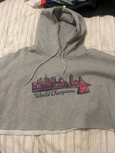 Barstool Atlanta Braves Cropped Hoodie