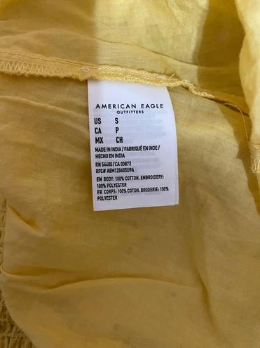 American Eagle AE Yellow Mini Skirt