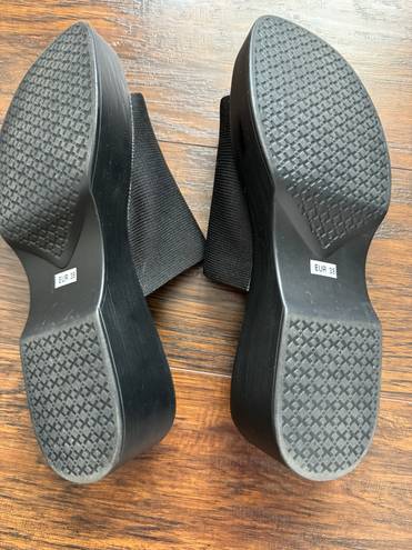 platform sandals Black Size 8.5