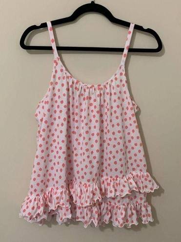 Oscar de la Renta  polka dot sleep top size S