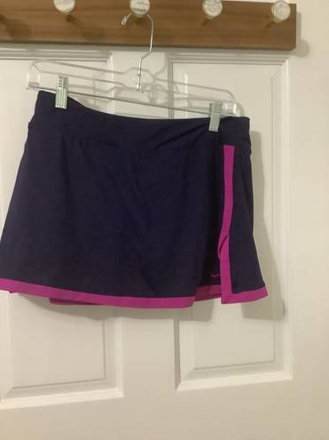 Nike Pink and blue  dri fit skort size medium