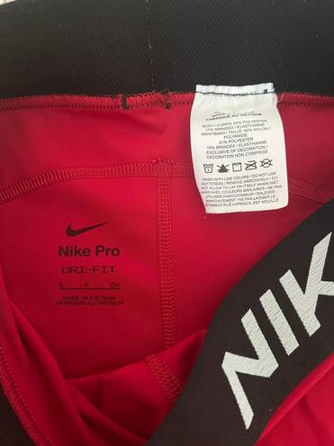 Nike Red Pro Spandex Shorts