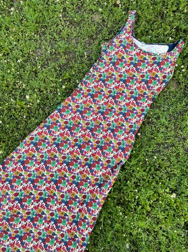 Uniqlo floral maxi long dress