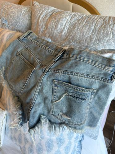 Free People Low Rise Denim Shorts