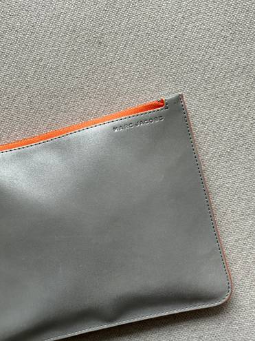 Marc Jacobs Reflective Pouch with Orange Trim