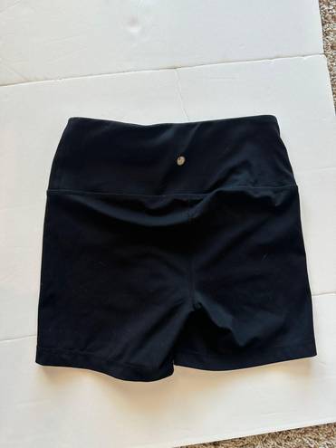 Black High Waisted Biker Shorts