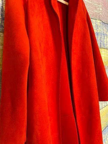 ZARA Red Overcoat