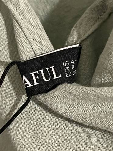 Zaful Sadly Sage Green Dress