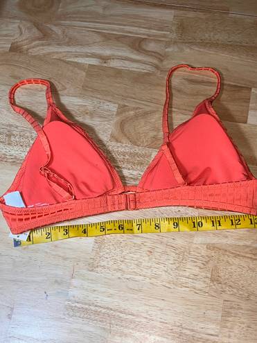 Aerie Medium  Women's Ribbed Crossover Triangle Bikini Top BNWTS