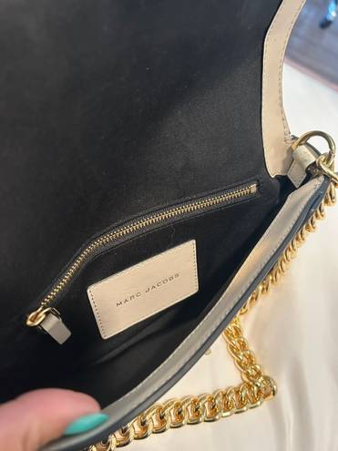 Marc Jacobs J Crossbody Bag (Beige + Black)