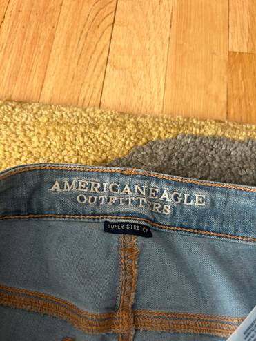 American Eagle Super Stretch Light Wash Jegging Skinny Jeans Size 6 Regular