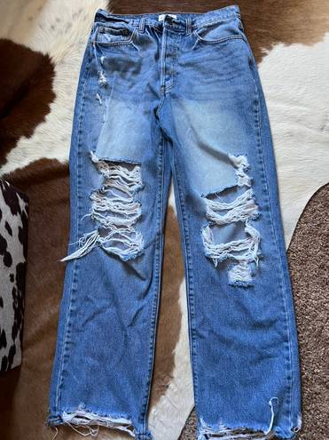 Cello High Rise Ripped Jeans