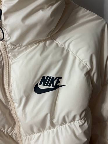 Nike White Puffer Jacket