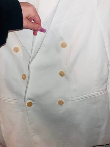 Talbots NWOT  White Suit Jacket