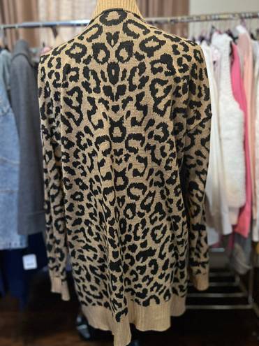 Apt. 9 ® Cheetah Print Cardigan size Large