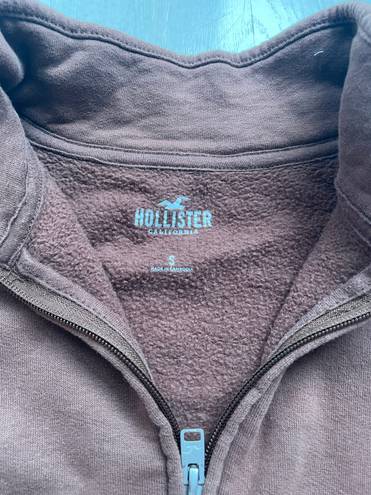 Hollister Semi-Cropped Zip Sweater