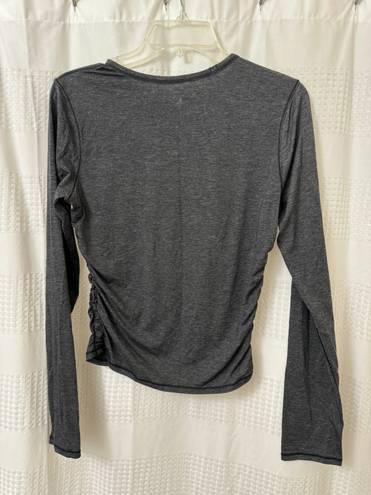 Lululemon Long Sleeve Ruched Athletic Top