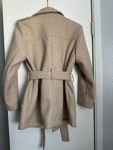 Banana Republic Beige Peacoat