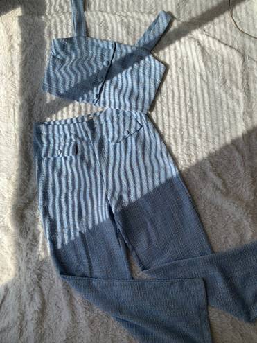 Jason Wu Blue Tweed Set Size 10