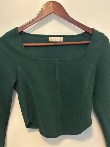 Altar'd State Altr’d State Corset Green Sweater 