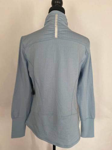 Athletic Works Athletic Blue Zip Front Top