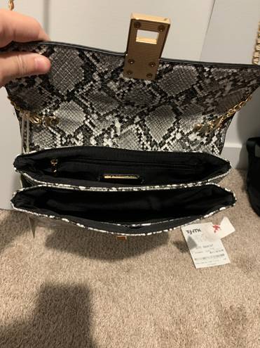 Madison West Snake Print Purse