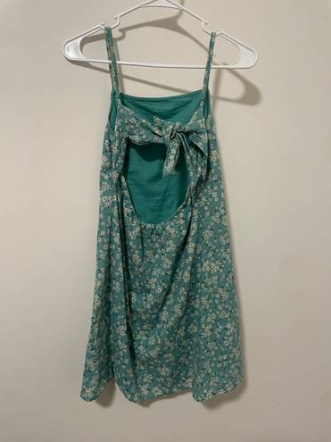 American Eagle Teal Floral Dress