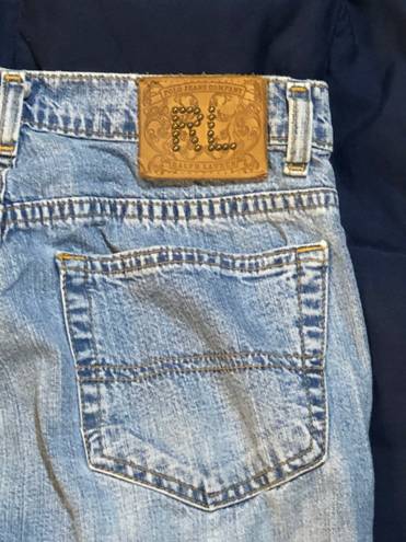 Polo Vintage  Ralph Lauren low rise light wash denim flare jeans (Size 8 x 34”)- fits true to size