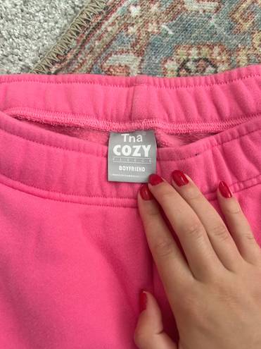 Aritzia Hot pink  mega fleece sweatpants