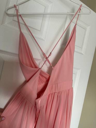 Pink Lily Pink Prom Maxi Dress