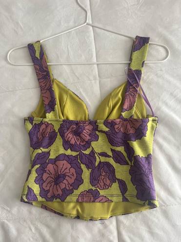 ZARA Corset NWT Women Small Floral