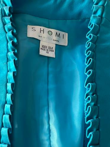 Nordstrom Vintage ’s 100% Silk Suit Turquoise  10