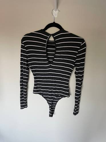 American Apparel Striped Body Suit