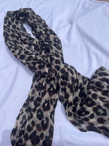 Ann Taylor Cheetah Print Scarf