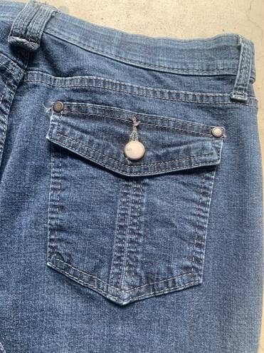 Lee Comfort Waistband Blue Denim Bootcut Stretchy Curvy Fit Jeans Size 10